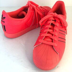 Adidas Superstar Originals "Turbo" Salmon/Neon Orange Shell Toe Sz. 9/M, 10.5/W